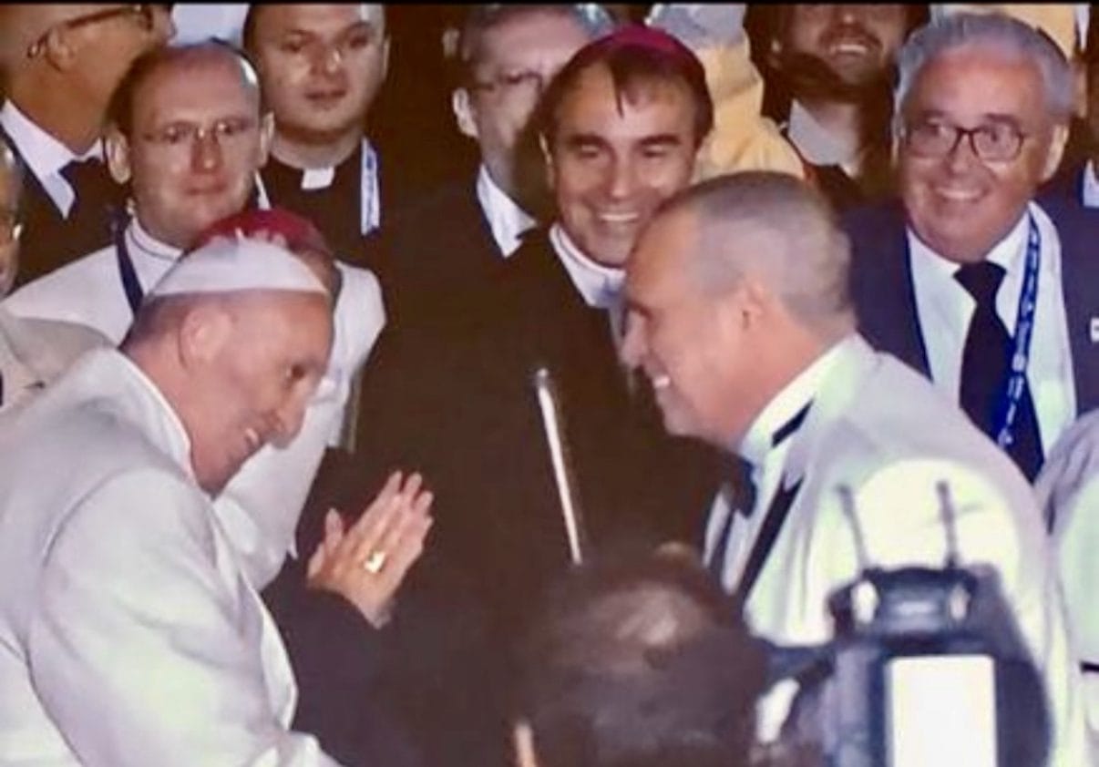 Pope Francis in Bogotá, Colombia 2017.