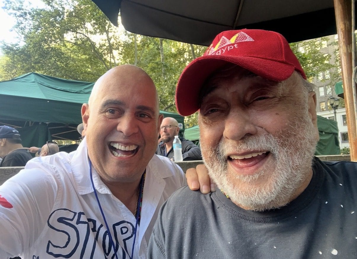 "Eddie Palmieri and I 2025 in Bryant Park"